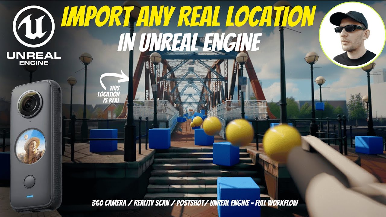 Capture and Import Any Real Environments Directly in UE5 | Gaussian Splatting | 360Camera | Workflow