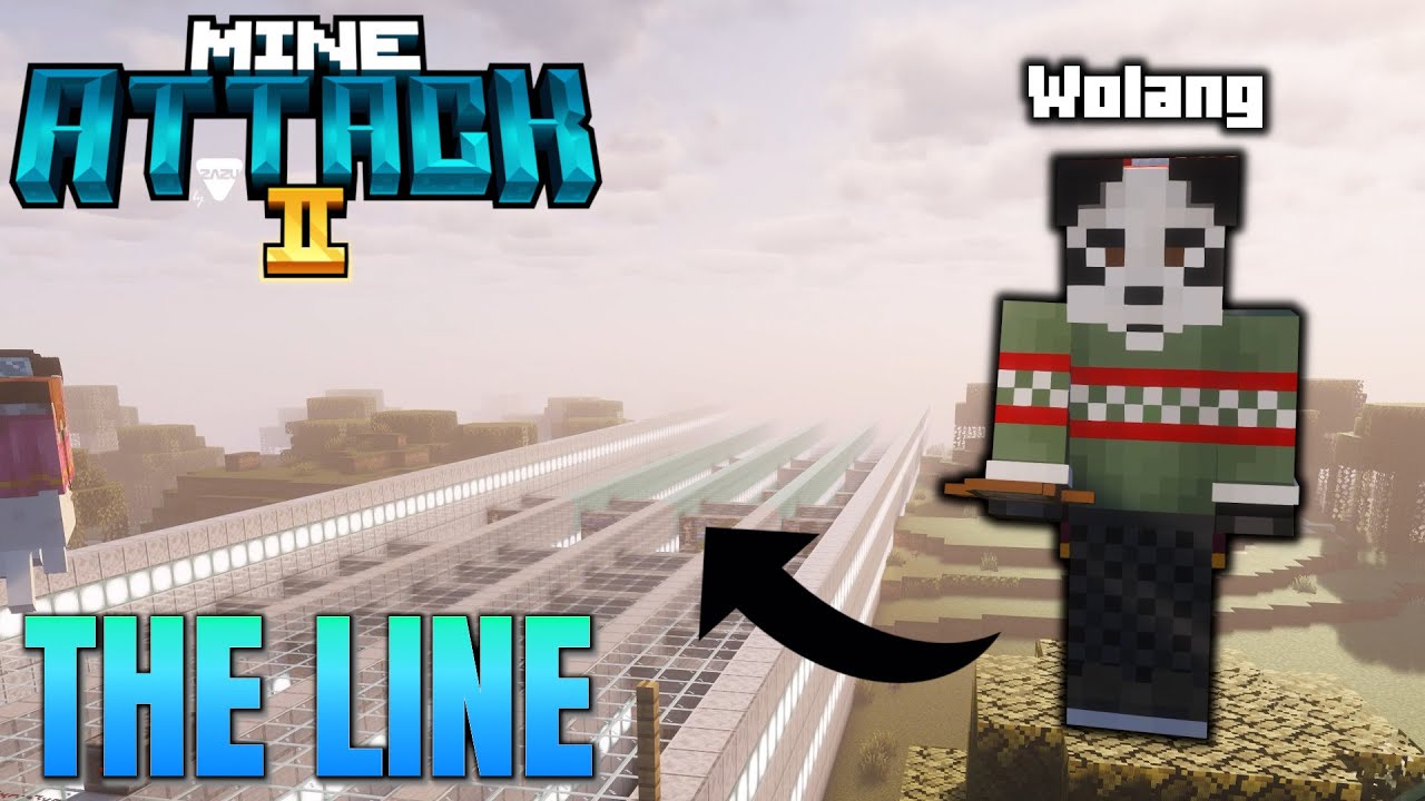 SPEZIAL✨ @Wolang13 will es wissen! THE LINE! | MINEATTACK 2
