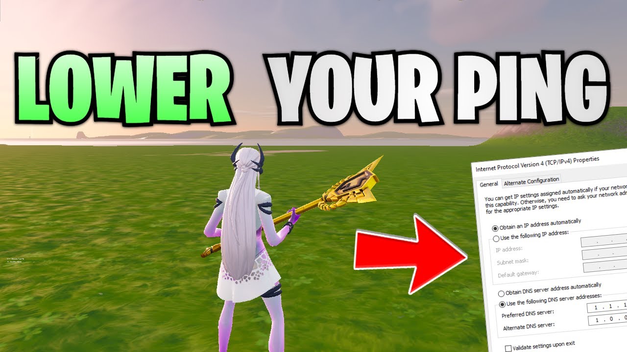 Как *ПРОФЕССИОНАЛЫ* добиться нулевого пинга в Fortnite! (РУКОВОДСТВО ПО ОПТИМИЗАЦИИ СЕТИ)