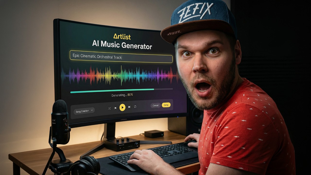 KI-Musik mit Artlist erstellen: Das neue AI-Tool im Test