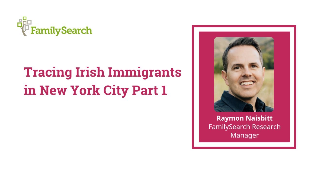 Tracing Irish Immigrants in New York City Part 1