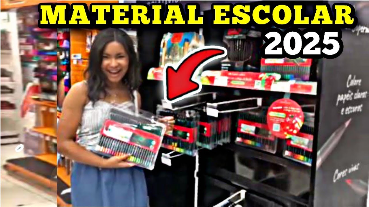 COMPRANDO MEU MATERIAL ESCOLAR 2025 COMPLETÃO - PAPELARIA KALUNGA