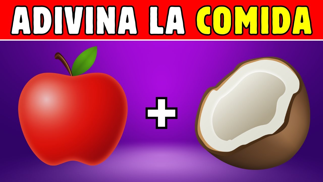 &iexcl;Adivina la Comida con Emojis! 🍕🍔 | Adivinanzas de Comida - Reto Resuelto 👑