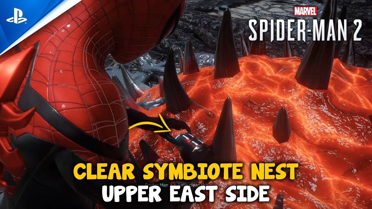Clear All Symbiote Nests In Upper East Side | SPIDER-MAN 2