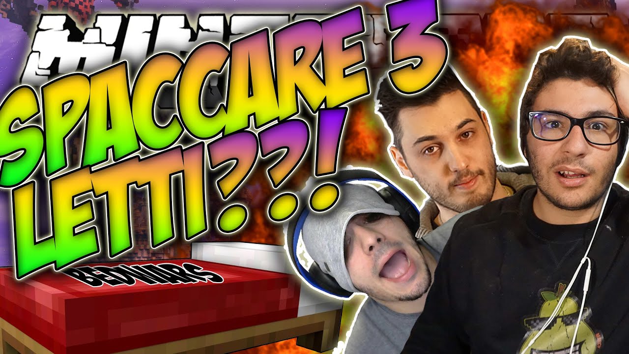 SPACCARE 3 LETTI IN UNA PARTITA?! - Minecraft BEDWARS ITA W/TheMark ErenBlaze