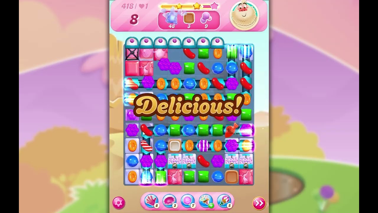 Candy Crush Saga Level 418