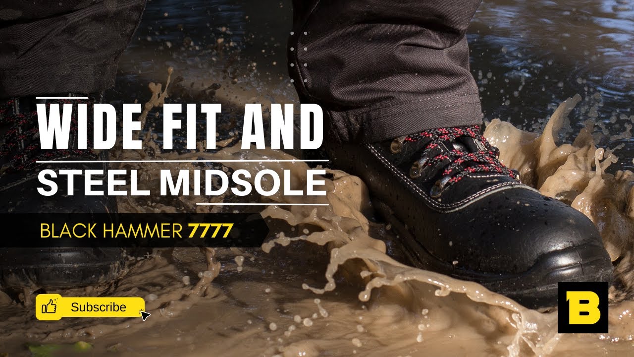 Black Hammer 7777 Safety Boots S3 SRC Rated CE