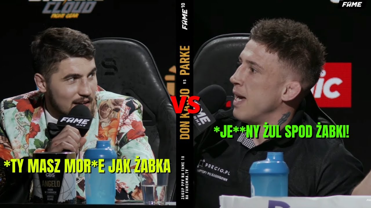 DON KASJO VS NORMAN PARK - II KONFERENCJA FAME MMA 10 🔥