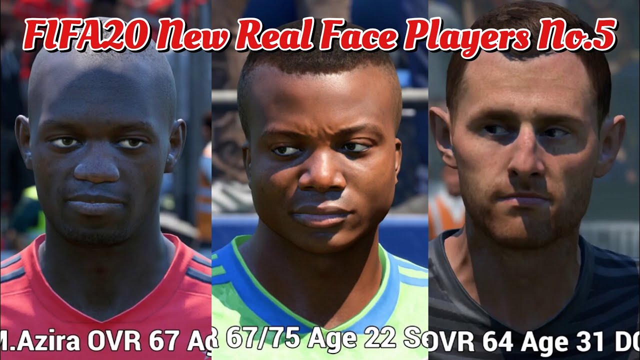 FIFA20 New Real Face Players No.5