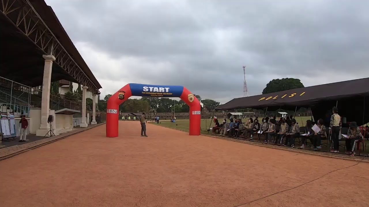 LIVE Tes Lari 12 Menit Seleksi Penerimaan Polri