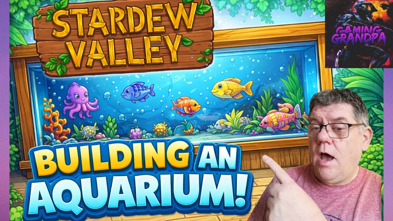 From Empty Room to Stunning Aquarium – Stardew Valley Build. Ep 214