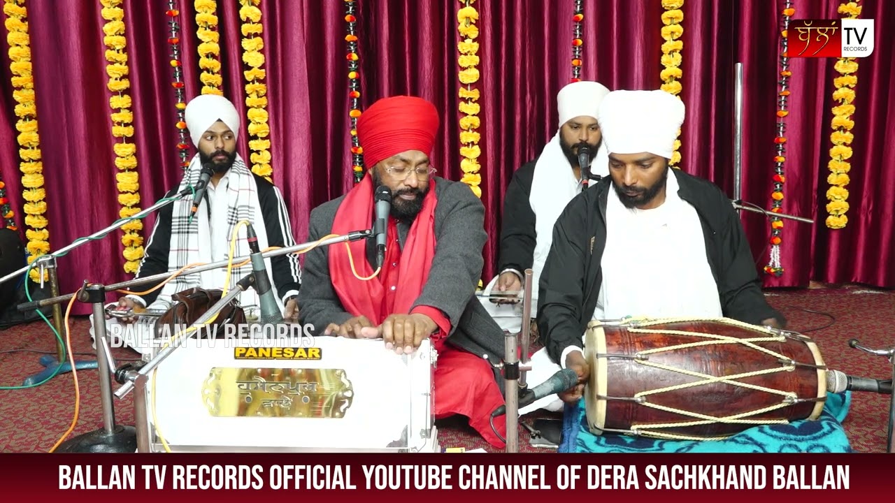 LIVE KIRTAN BY BHAI SATNAM HUSSAINPURI || DERA SACHKHAND BALLAN @ballantvrecords1269