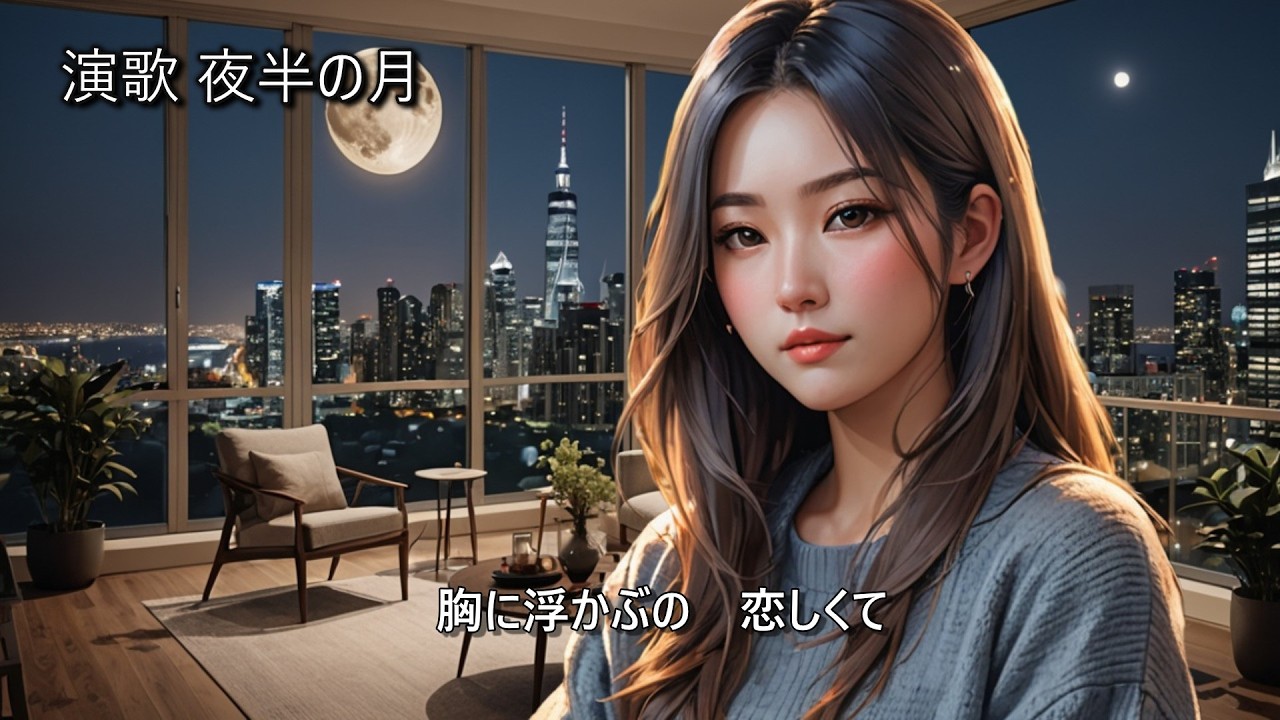 演歌 夜半の月　遠く離れ距離と制約があるほど恋しさは募る