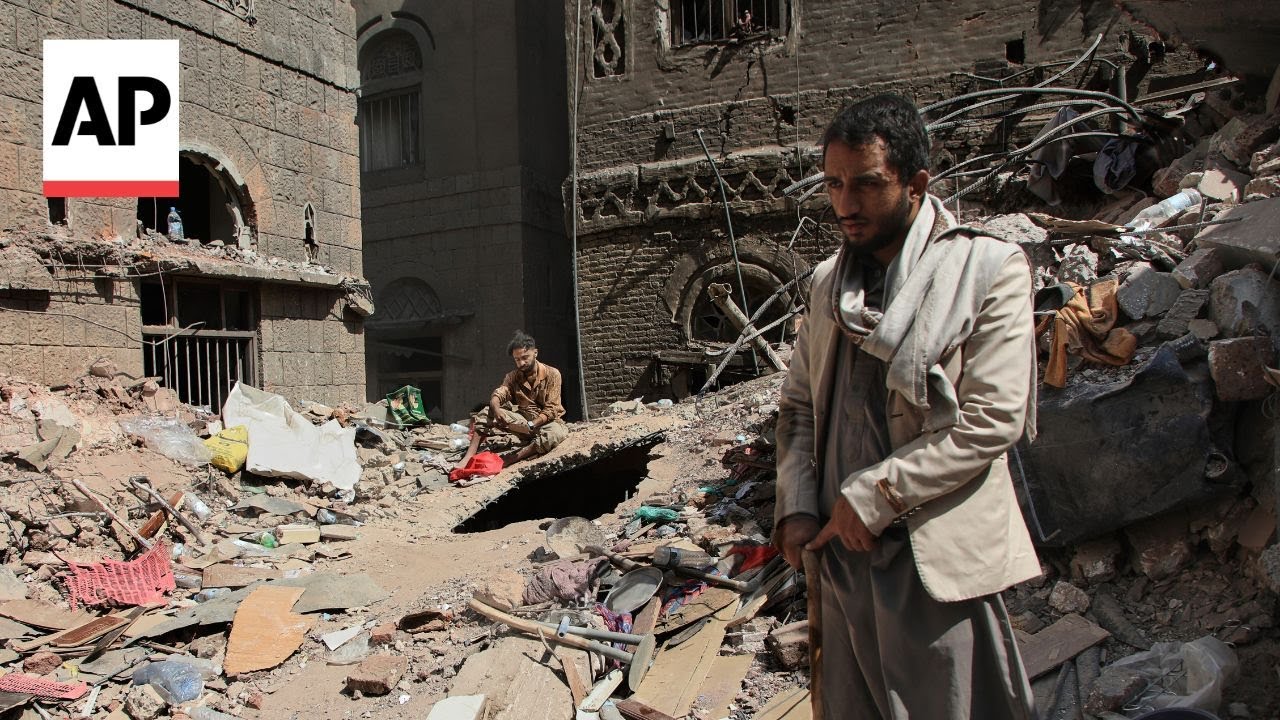 Aftermath of Israel's deadly strikes in Sanaa, Yemen