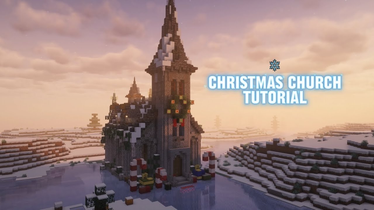 EPIC Christmas Church for Your Minecraft Village 🎄 | Step-By-Step Tutorial