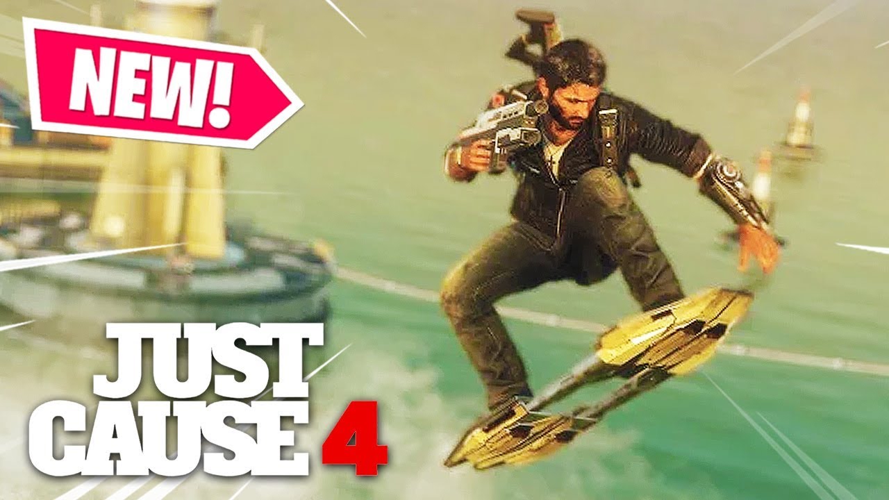 Just Cause 4 - HOVERBOARD & ALL DANGER RISING VEHICLES + OLD BASE LIBERATION!