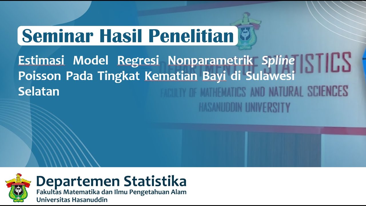 Estimasi Model Regresi Nonparametrik Spline Poisson Pada Tingkat Kematian Bayi di Sulawesi Selatan