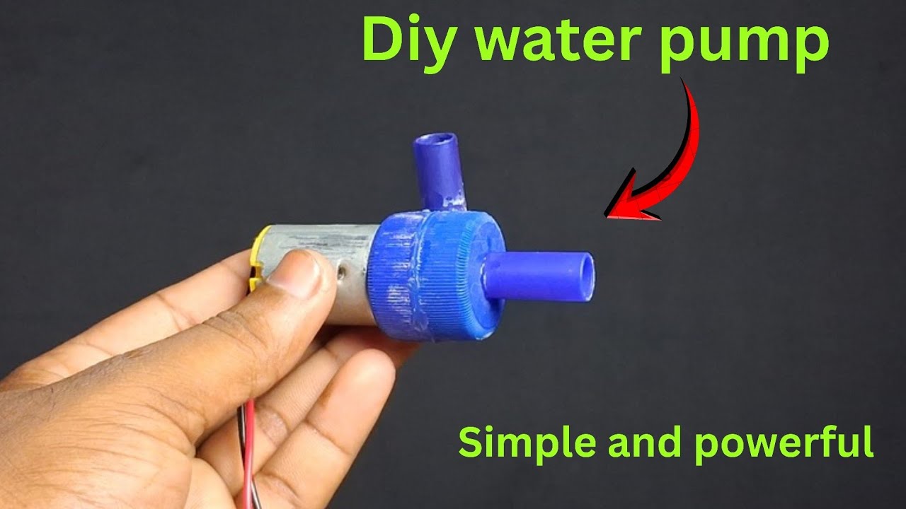 How to Make a Powerful DIY Mini Water Pump at Home | Easy Science Project