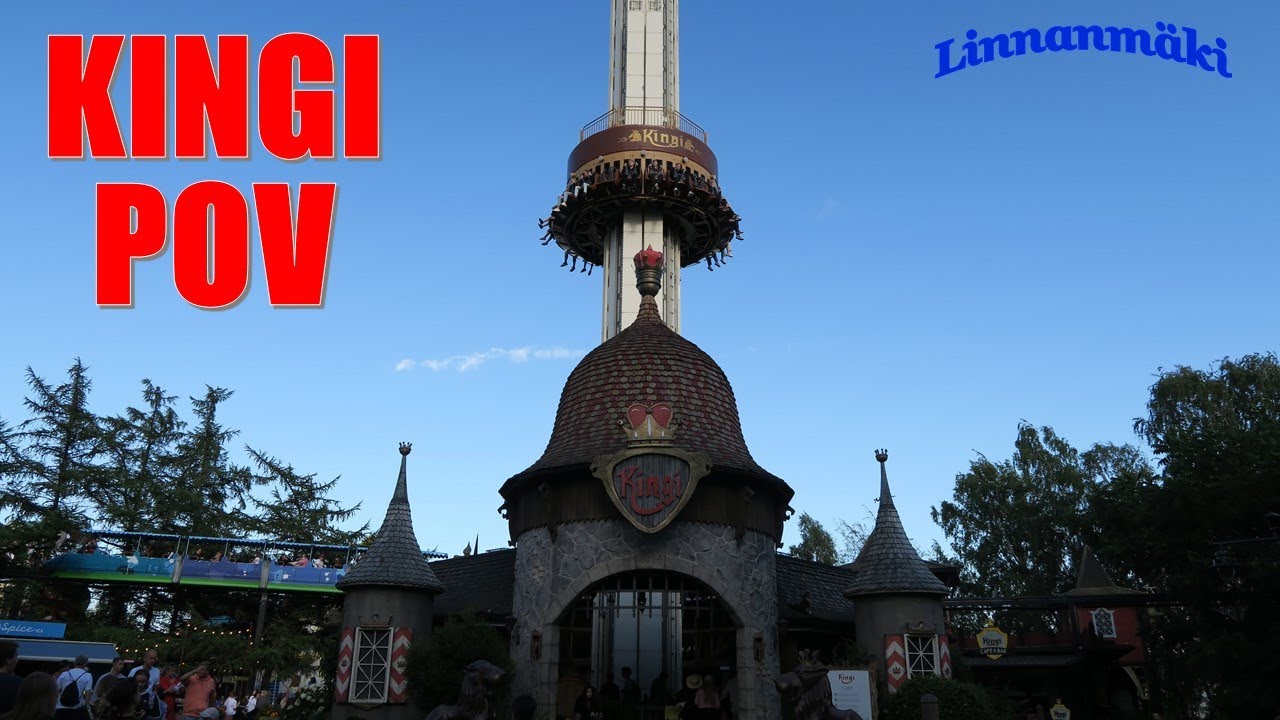 Kingi POV, Linnanmaki Moser Rides Drop Tower | Non-Copyright