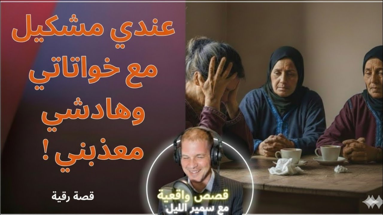 عندي مشكيل مع خواتاتي وهادشي معذبني! | قصة رقية على سمير الليل 