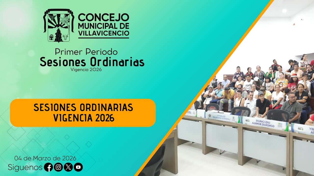 Sesión Plenaria Ordinaria 04 Marzo de 2026