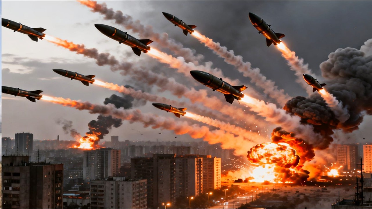 Now, US M50 missiles are bombarding Iranian missile launch sites,