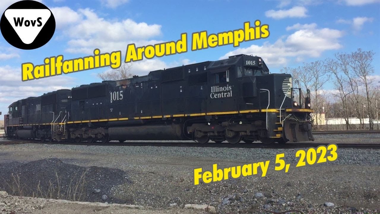 [HD] Memphis Area Railfanning  - February 5, 2023