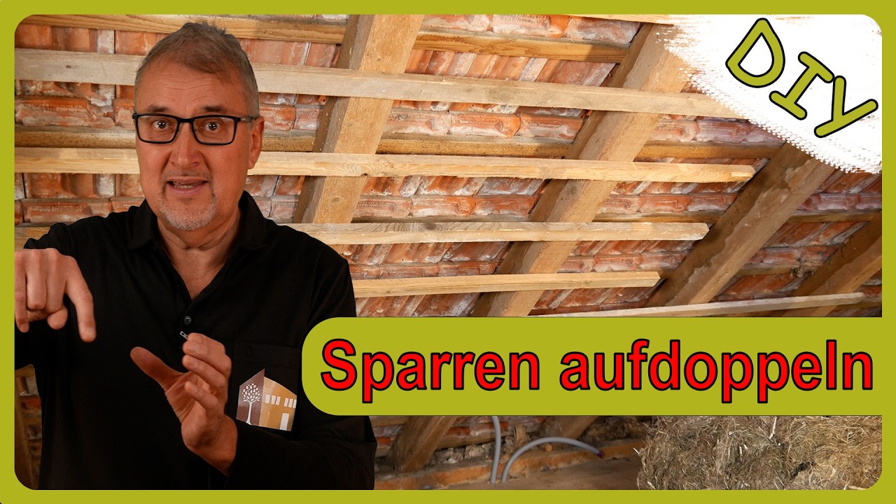 Altbau Dachdämmung - Sparren richtig vorbereiten