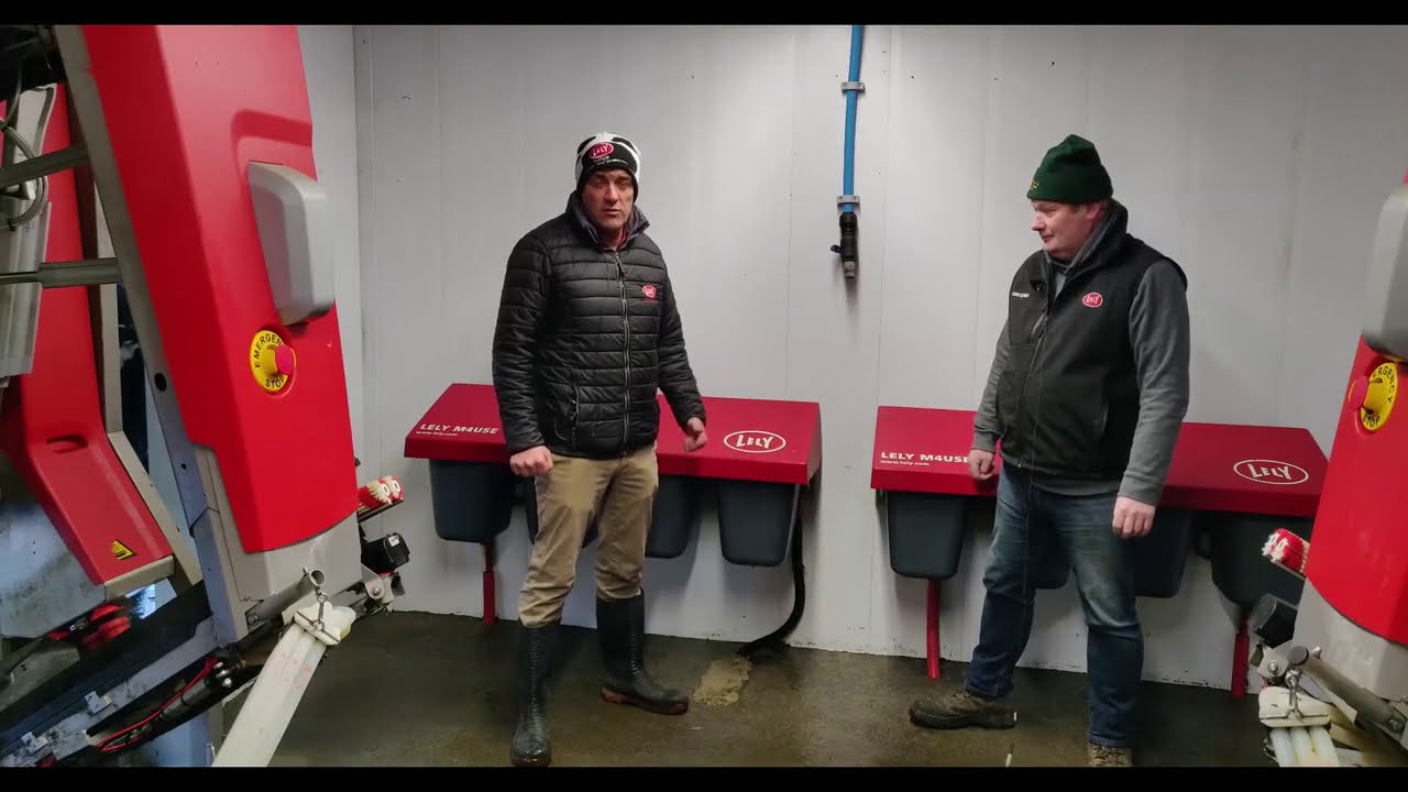 Henry and Robert Mulligan open day - six Lely robots milking over 400 cows on a grass-based system