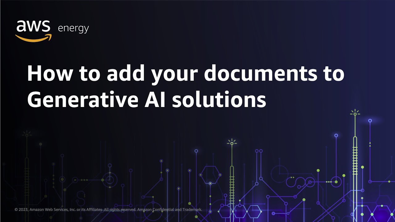 AWS Energy - Generative AI Demo using Amazon Kendra and Anthropic
