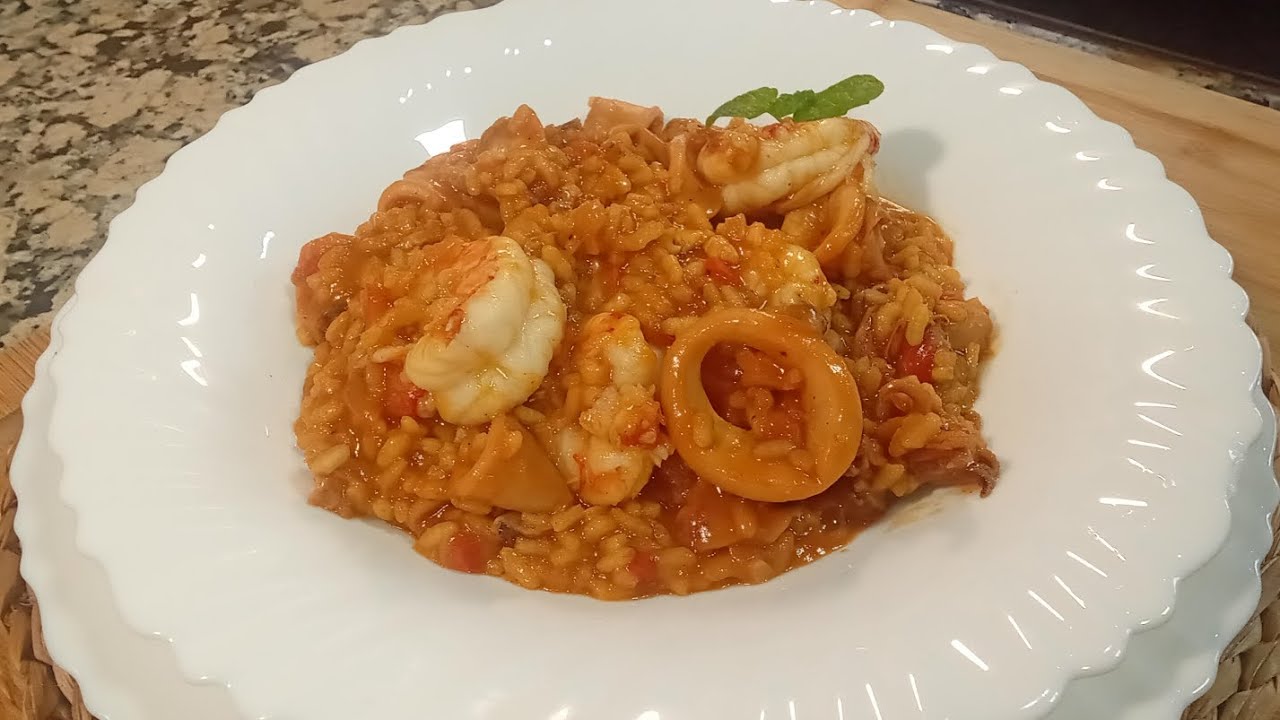ARROZ CON CHIPIRONES  un arroz super CREMOSO tierno y delicioso 