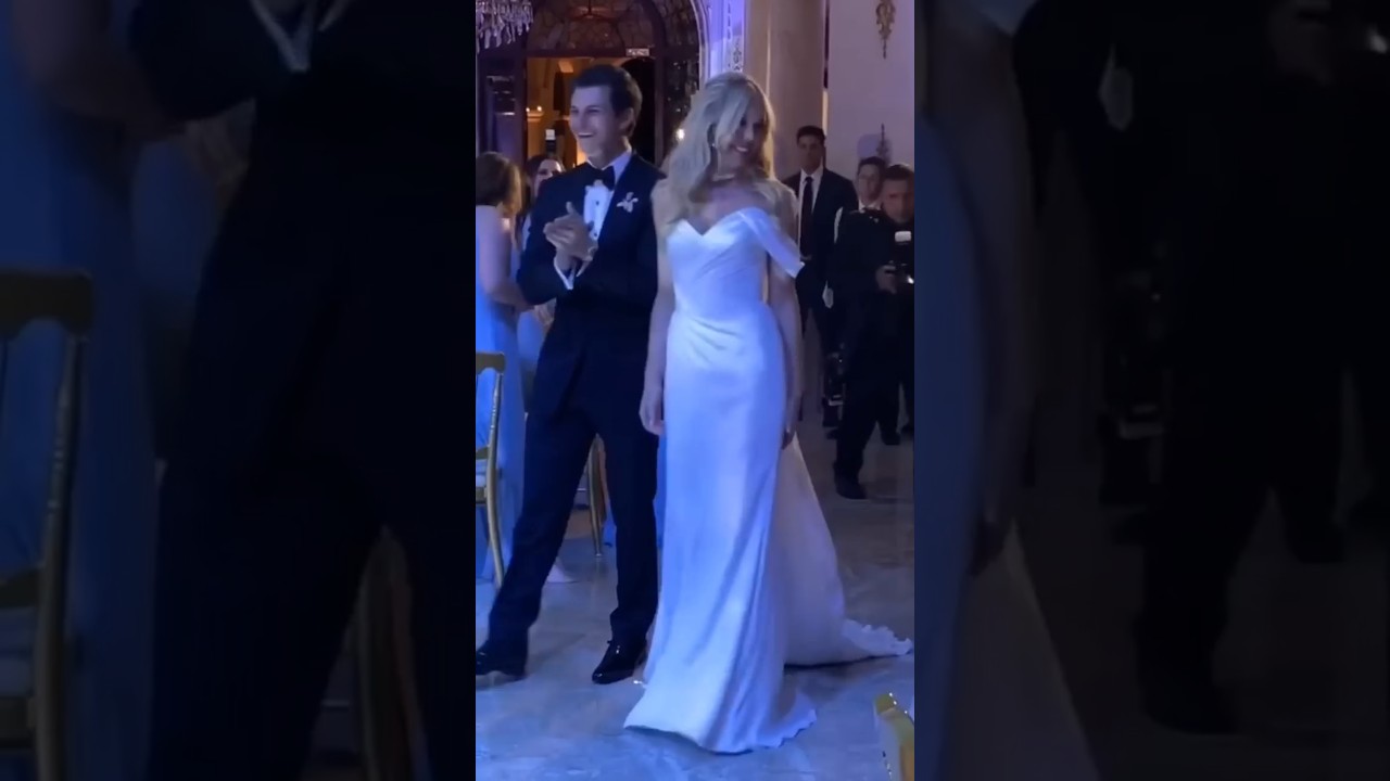 Tiffany Trump  ❤️ and Michael Boulos, the radiant Bride and Groom, lead the way to the dance floor !