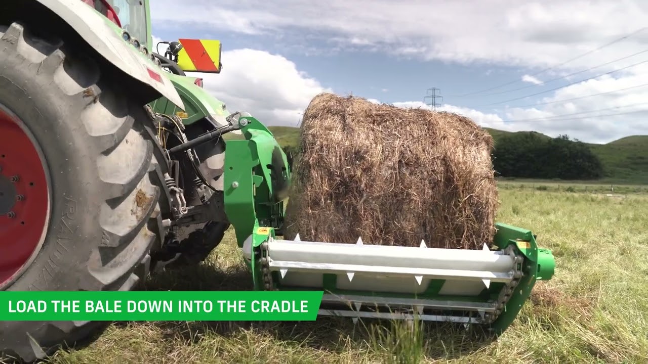 The latest 2025 Hustler Unrolla LX104 round bale feeder is here!