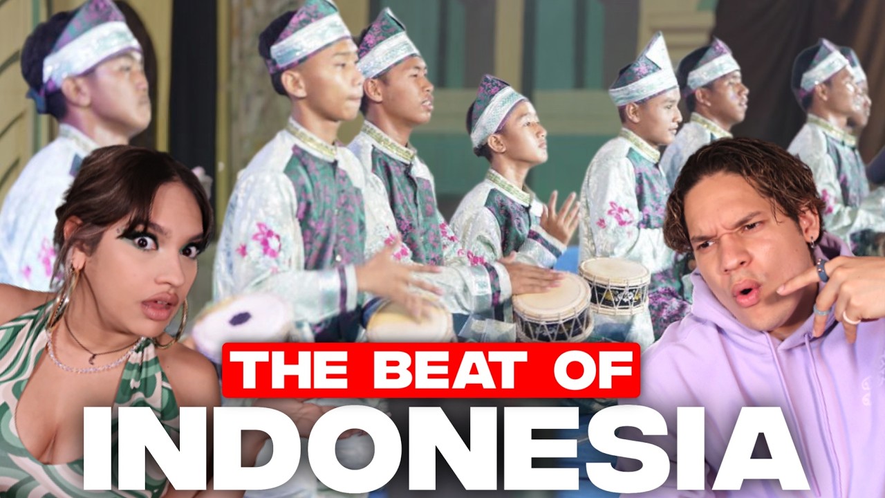 INDONESIAN PERCUSSION for the first time! Musicians react to Indonesian Unique Instruments