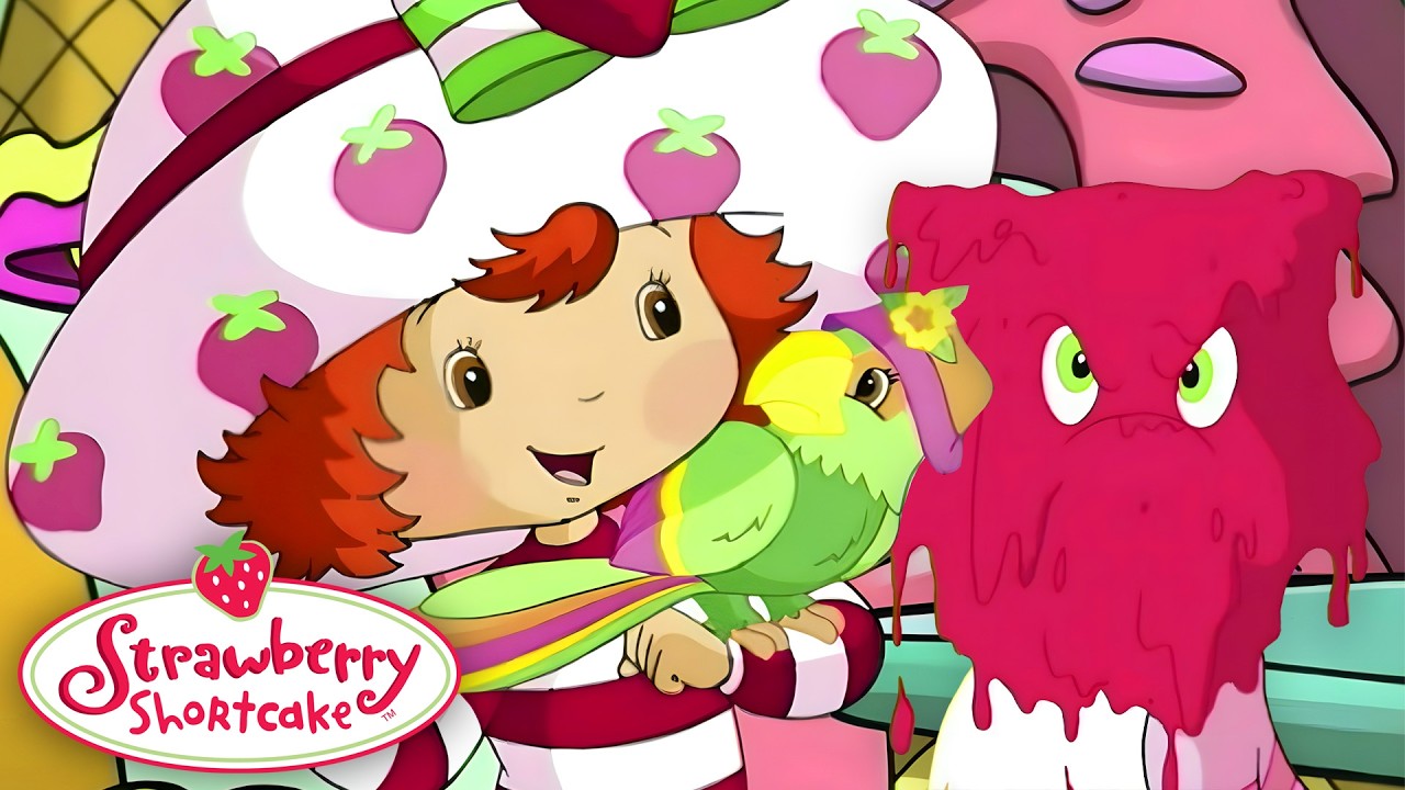 Strawberry Shortcake Classic 🍓 Berry splat on the cat!  🍓 Strawberry Shortcake 🍓 Cartoon for Kids