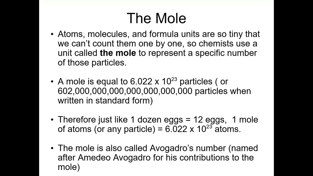 Into to the Mole