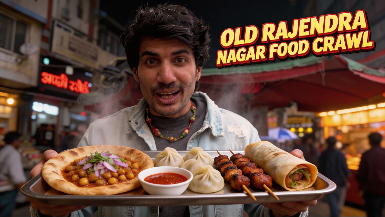 Old Rajinder Nagar Food Crawl 🔥 UPSC Hub&rsquo;s Best Street Food