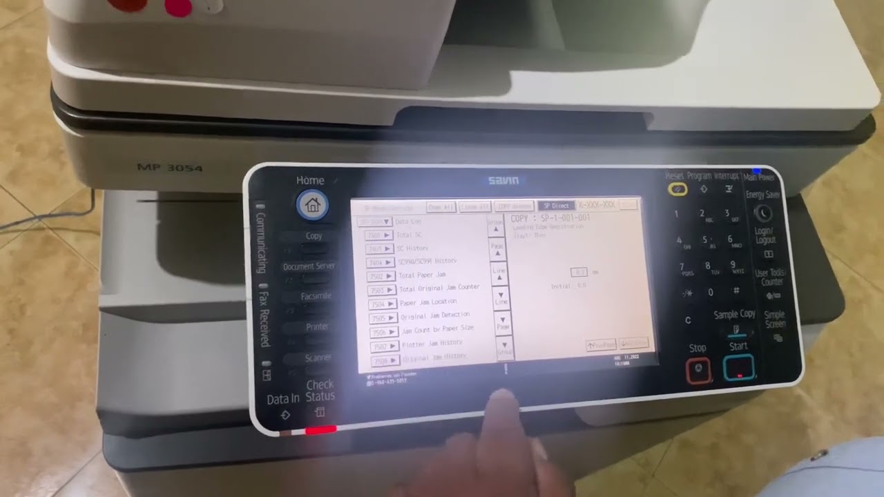 Reset sustitución de banda de fusión y unidad de fusión