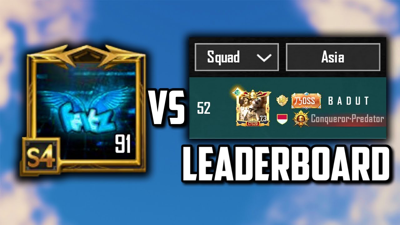 I WIPED AN ASIA LEADERBOARD SQUAD!! | PUBG Mobile