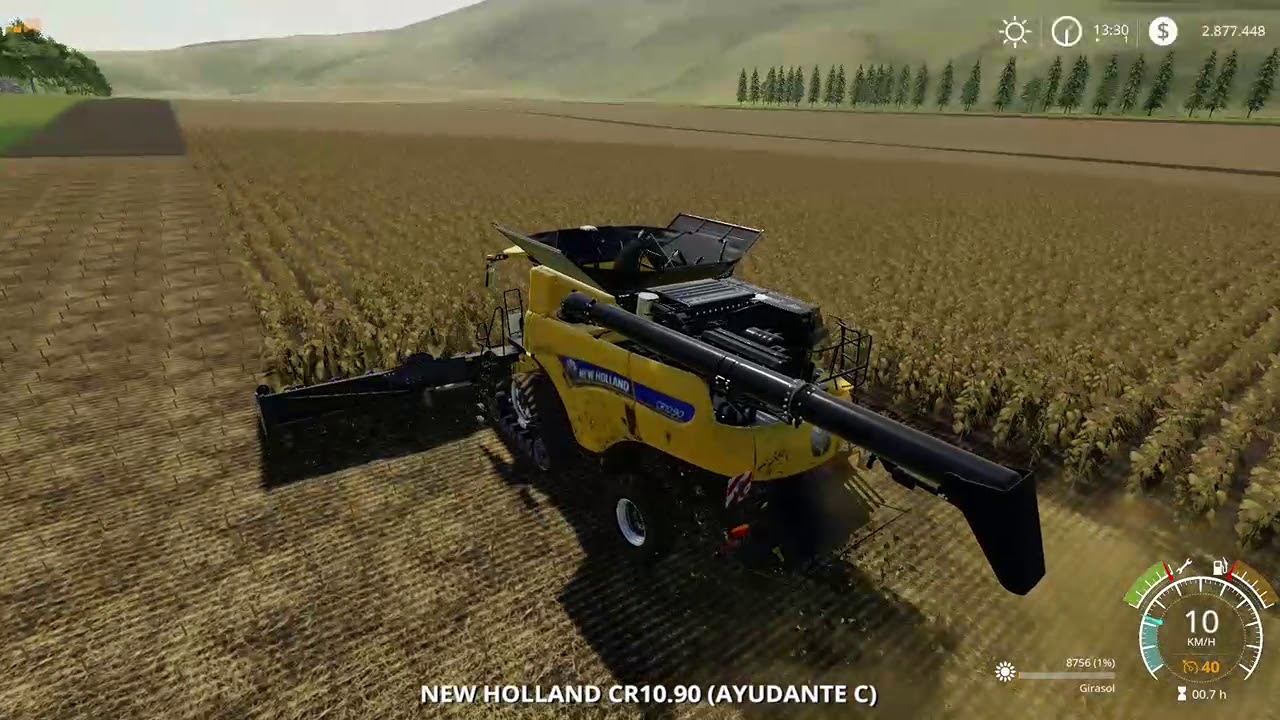 FARMING SIMULATOR 19 | COSECHA DE GIRASOL / EUREKA FARM 🌻🌻🌻🌻
