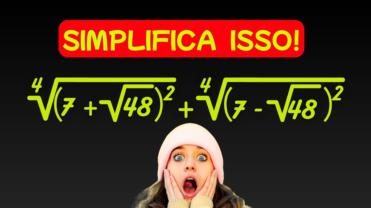 🤩 QUESTÃO INCRÍVEL! Simplifique a expressão com Raiz e Produto Notável