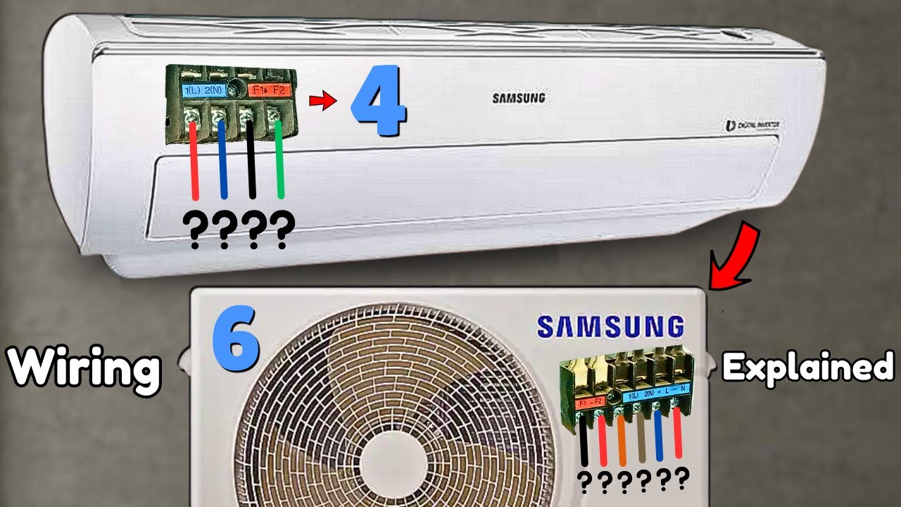 Руководство по электропроводке сплит-кондиционера Samsung | Внутренние и наружные соединения