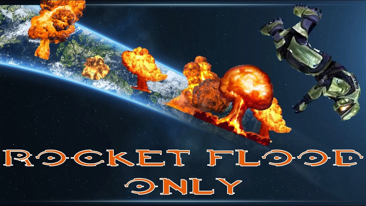 Halo but EVERY Enemy is a Rocket Flood (On Legendary)