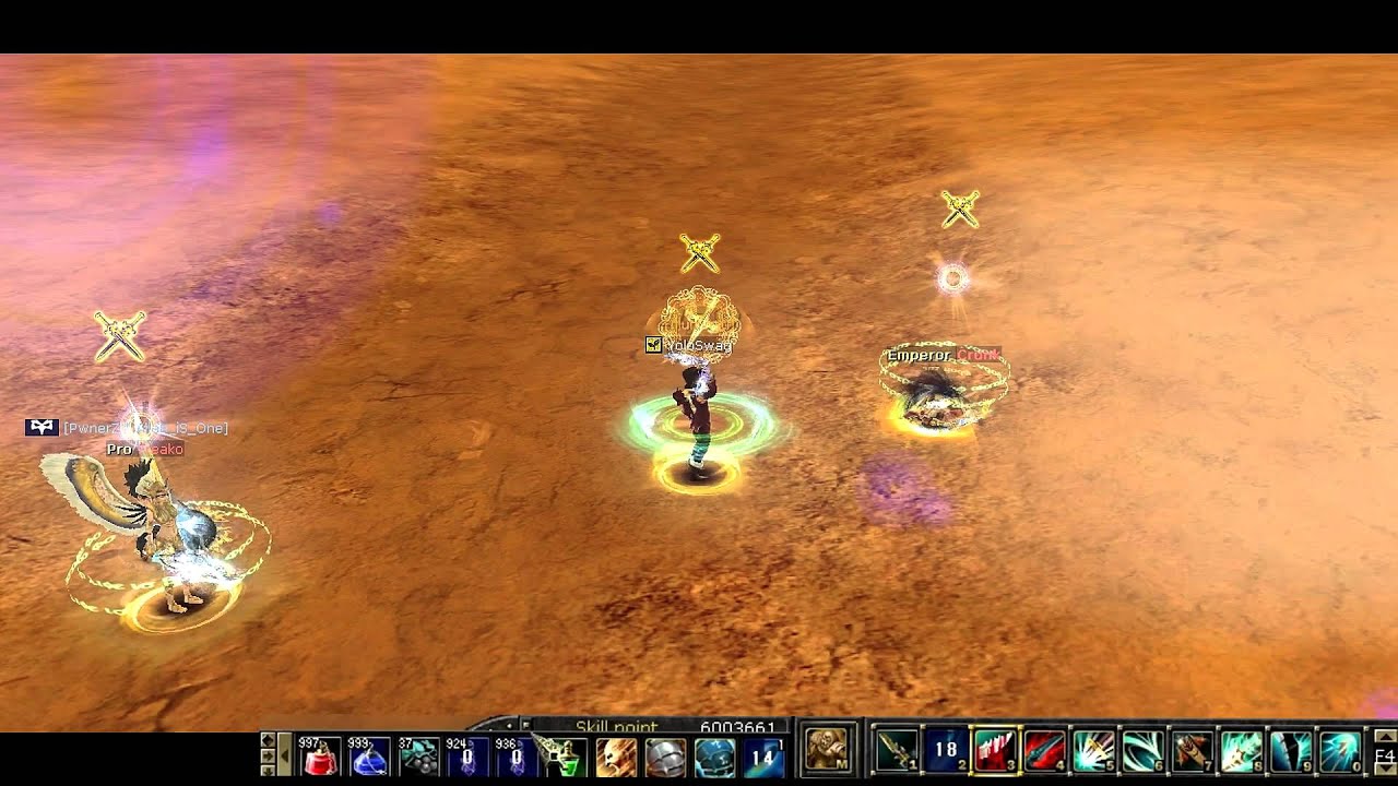 Silkroad Warrior / Rogue PvP - YoloSwag Lv110 FF - PvPerz