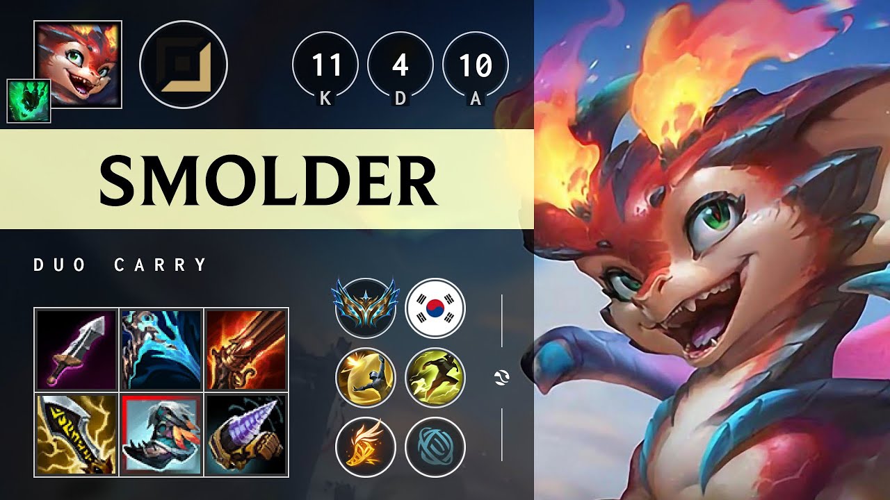 Smolder ADC vs Twitch - KR Challenger Patch 25.11