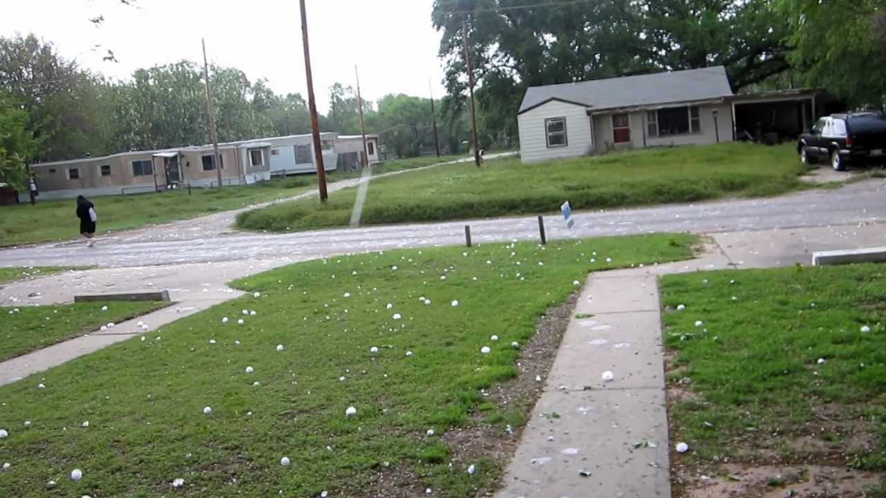 04-09-12 Woodward, Ok Hail Storm Baseball Size
