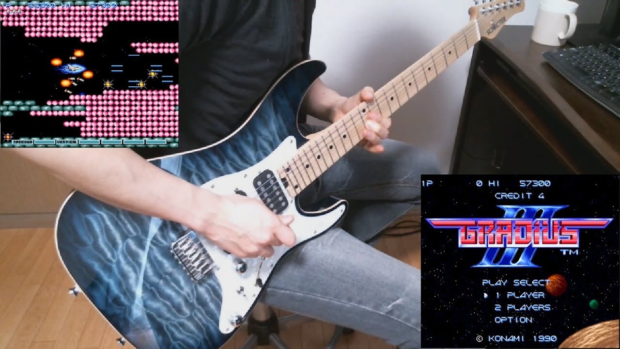 GRADIUS III (グラディウスIII)  Lucky Zone（ボーナスステージ）Guitar Cover
