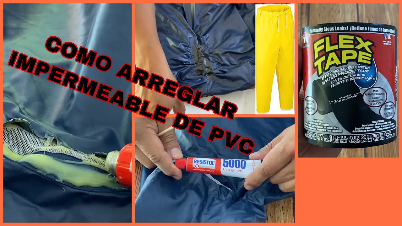COMO ARREGLAR IMPERMEABLE