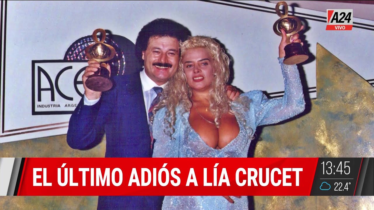 ⚫ DESPIDEN EN MAR DEL PLATA, LOS RESTOS DE LÍA CRUCET, ÍCONO DE LA MÚSICA POPULAR