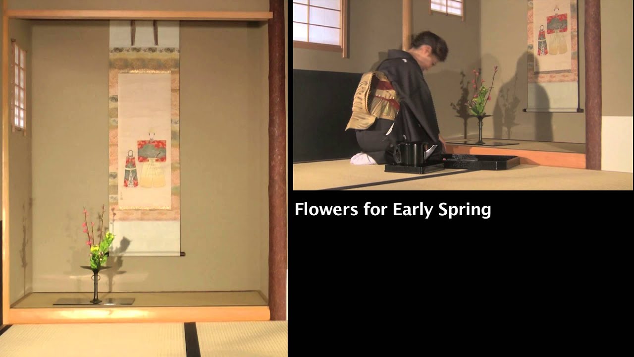 Japanese Hanging Scrolls and Flower Arrangements for Early Spring and Late Summer/Early Autumn